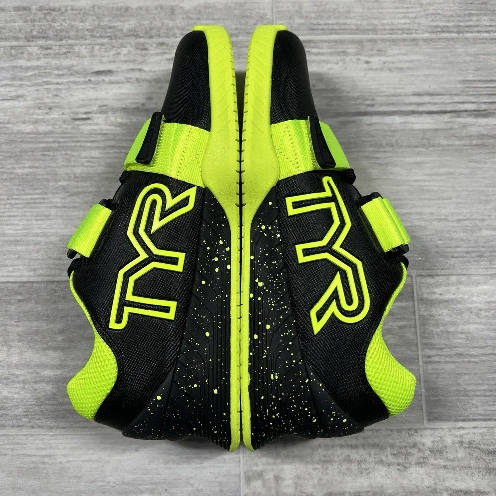 TYR L-1 Lifter Limited Edition Lifting Shoes, Black Attack Yellow, M 9 /‎ W 10.5